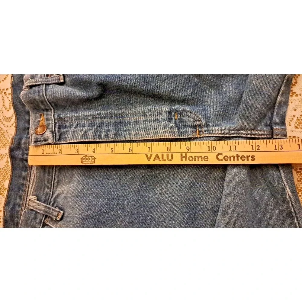 Rustler Men's‎ Size 38x30 Blue Regular Fit Straight Leg 100% Cotton Denim Jeans